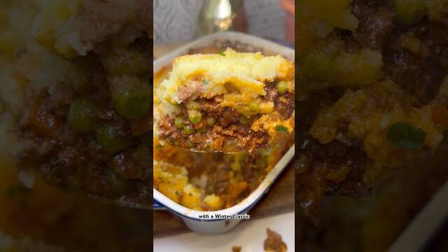Shepherd’s Pie Recipe with Crispy Potato Topping recipe thumbnail