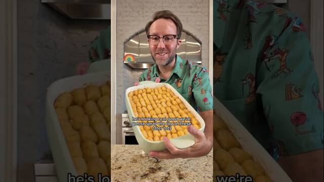 Tater Tot Chicken Casserole recipe thumbnail