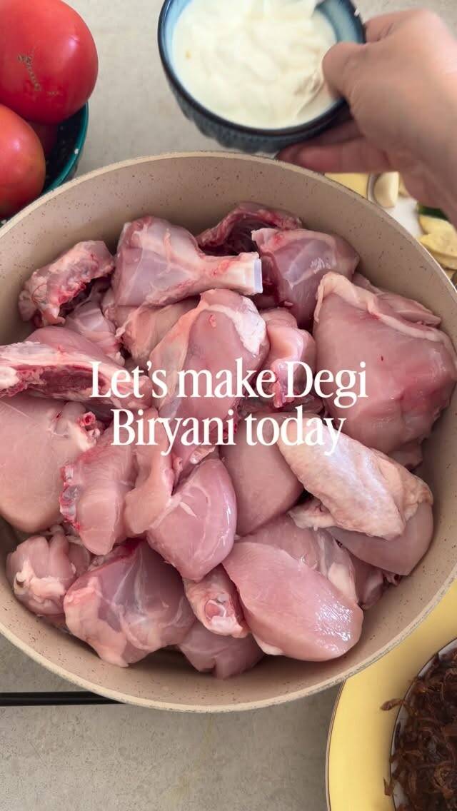 Chicken Degi Biryani with Dum Cooking Method recipe thumbnail