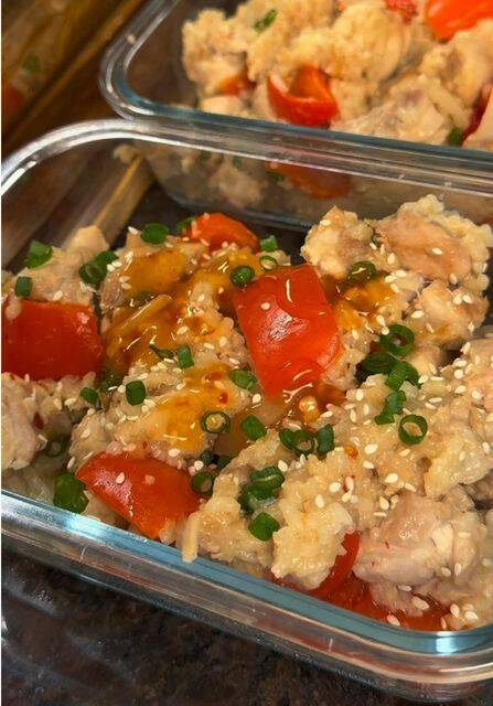 Thai Sweet Chili Chicken and Jasmine Rice Bake recipe thumbnail