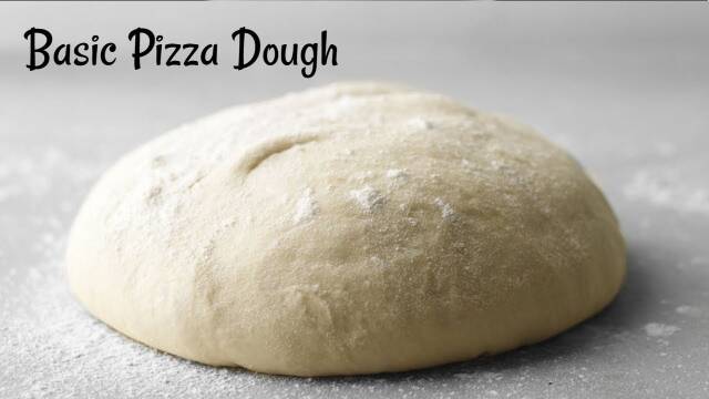 Perfect Pizza Dough Recipe | Basic Homemade Pizza Dough | Flavours Of Food recipe thumbnail