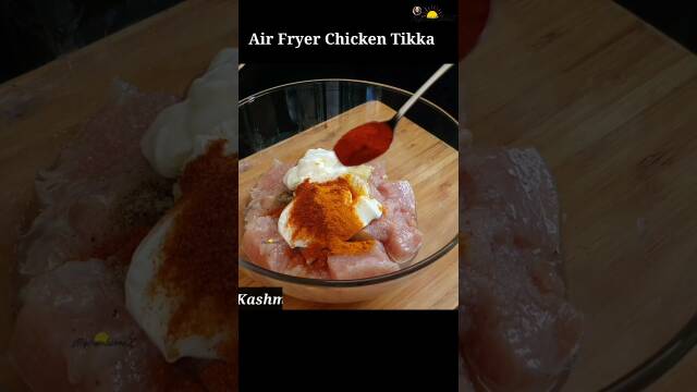 Air Fryer Chicken Tikka Recipe | | Airfryer Recipes recipe thumbnail