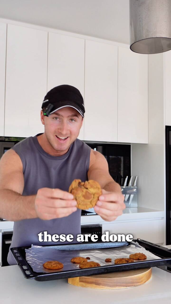 Foto de la receta Peanut Butter Chickpea Chocolate Chip Cookies