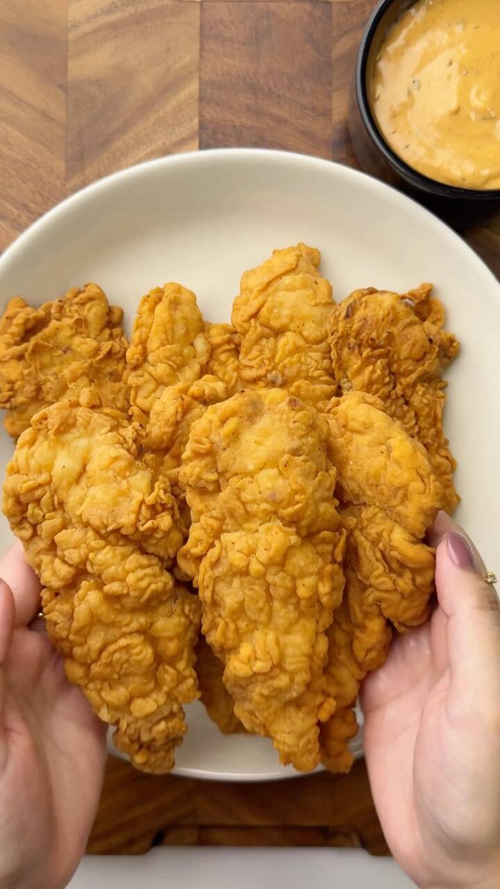 Foto de la receta Fried Chicken Tenders with Buttermilk and Hot Sauce