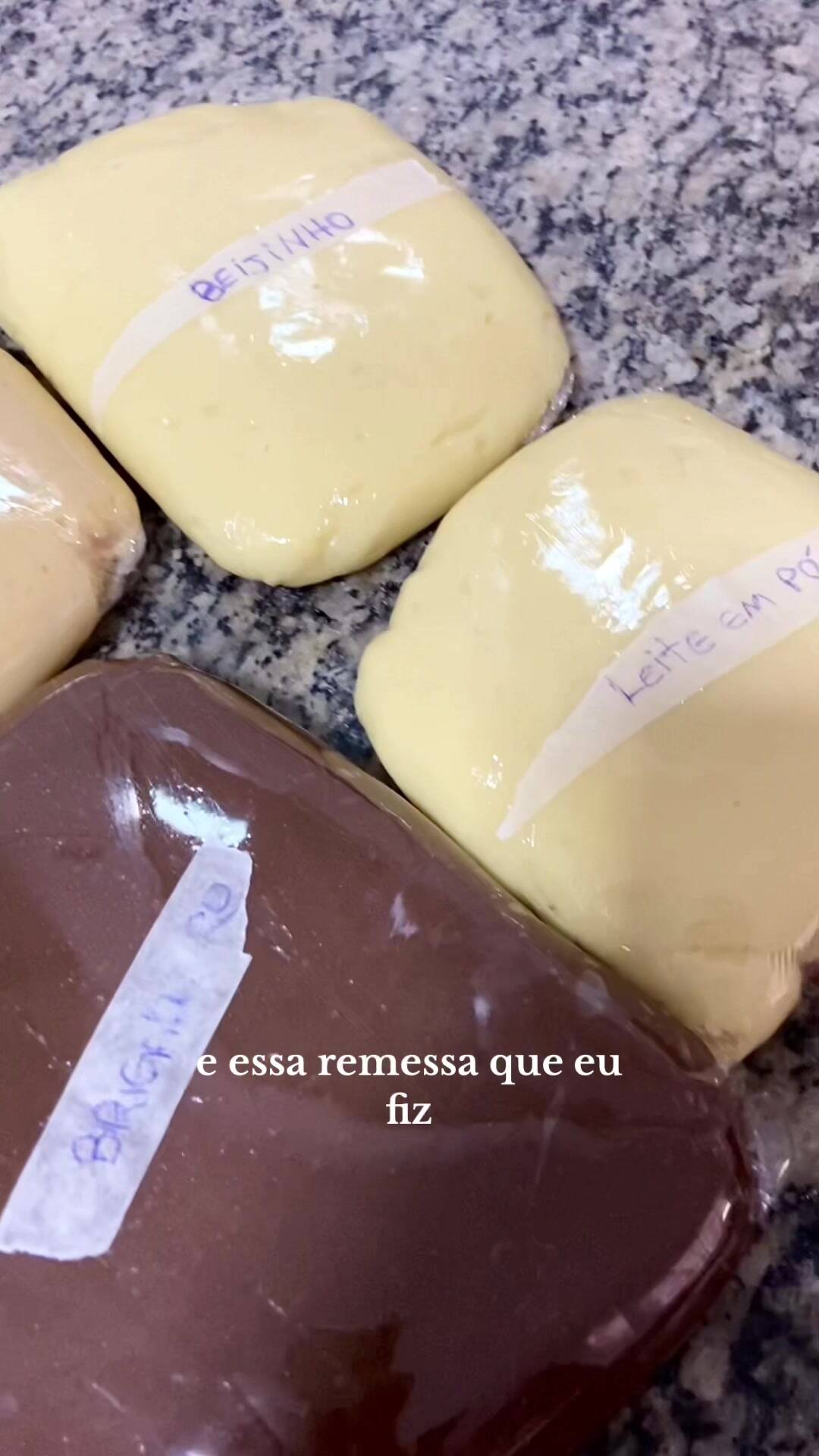 Foto de la receta Brigadeiros para cumpleaños infantil: masas congeladas