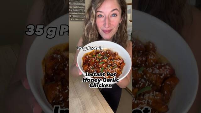 Instant Pot Recipe: Honey Garlic Chicken recipe thumbnail