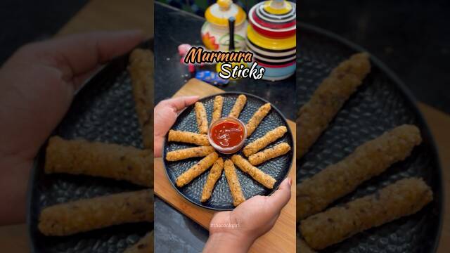 Crispy Fried Murmura Sticks with Chili and Cilantro recipe thumbnail