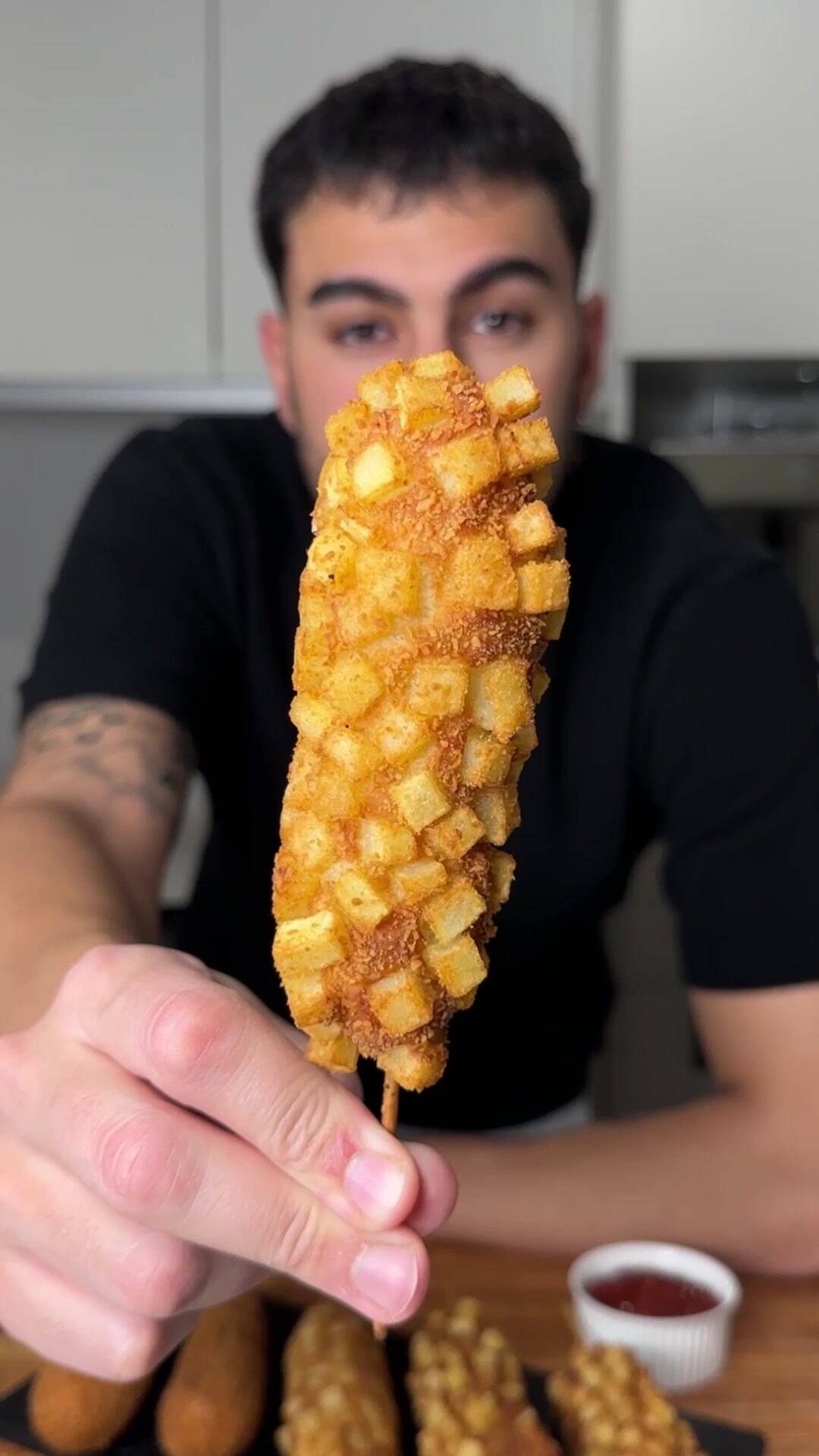 Corn Dogs Korean Style: Delicia Crujiente para Sorprender en tu Cena recipe thumbnail