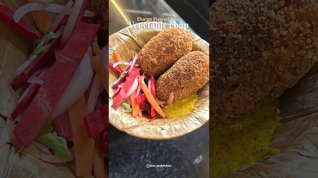 Foto de la receta Kolkata Famous Bengali Style Vegetable Chop recipe | Durga Puja Special | No Onion No Garlic