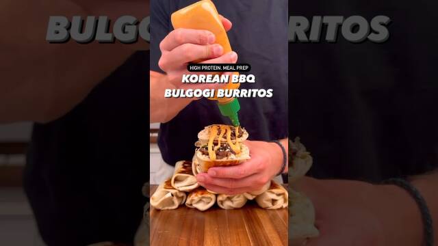 Macro-Friendly, High Protein Beef Bulgogi Burrito recipe thumbnail