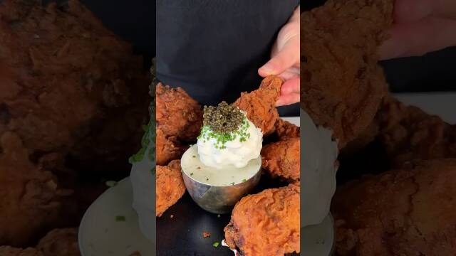 Caviar Fried Chicken recipe thumbnail