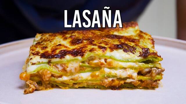 Lasaña Clásica con Ragú Casero y Bechamel Cremosa recipe thumbnail