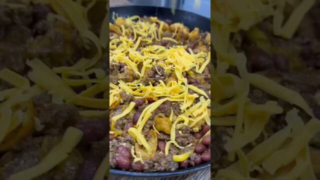 Frito Pie with Taco Meat, Red Beans and Cheddar recipe thumbnail