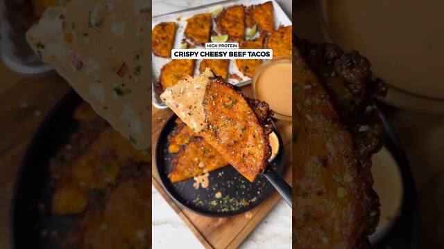 Tastiest Crispy Cheesy Beef Tacos recipe thumbnail