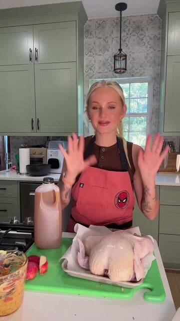 Apple Cider Roasted Chicken with Gravy recipe thumbnail