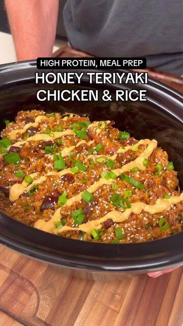 Honey Teriyaki Chicken Meal Prep with Yum Yum Sauce recipe thumbnail
