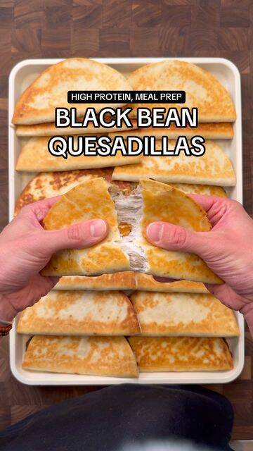 Big Batch Black Bean Quesadillas recipe thumbnail
