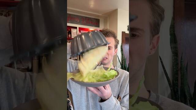 Lemon Jello Pineapple Cheese Pickle Salad recipe thumbnail