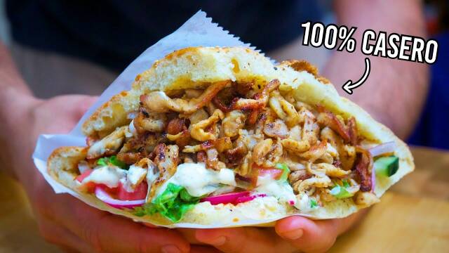 Foto de la receta Doner Kebab Casero: Pan Turco y Salsa de Yogur desde Cero