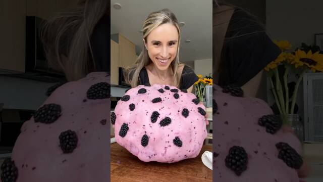 Blackberry Sourdough with Whipped Brown Honeycomb Butter recipe thumbnail