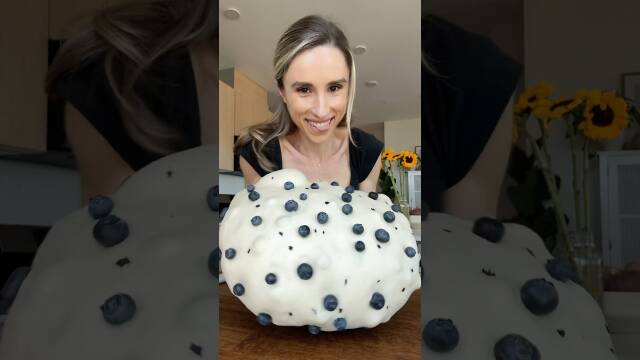 Blueberry Sourdough Bread with Brown Honeycomb Butter recipe thumbnail