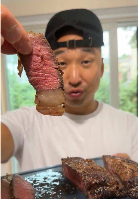 Reverse Seared Frozen Steak Recipe recipe thumbnail