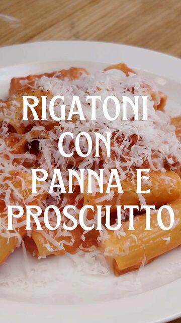 Rigatoni con Panna e Prosciutto recipe thumbnail