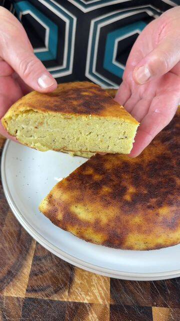 Foto de la receta Torta de plátano en sartén