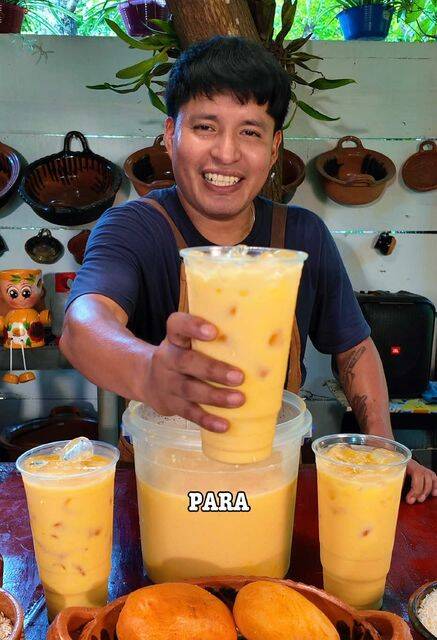 Foto de la receta Horchata de mango con arroz y canela