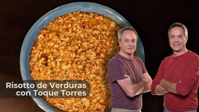 Foto de la receta Risotto Cremoso de Verduras y Calabaza Asada