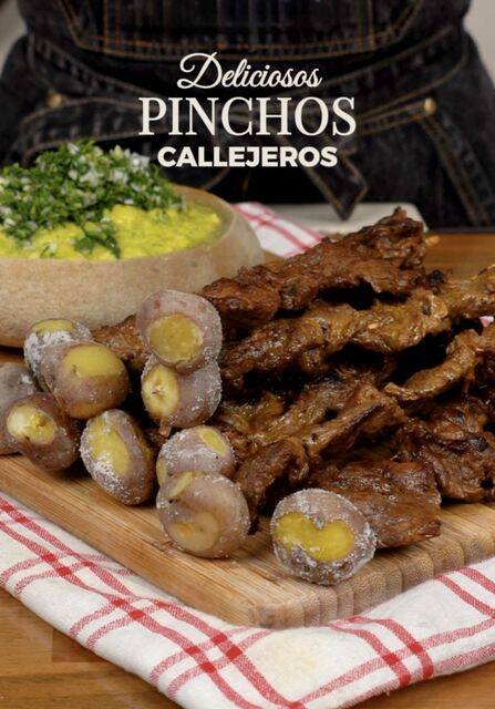 Foto de la receta Chuzos o pinchos callejeros tradicionales colombianos