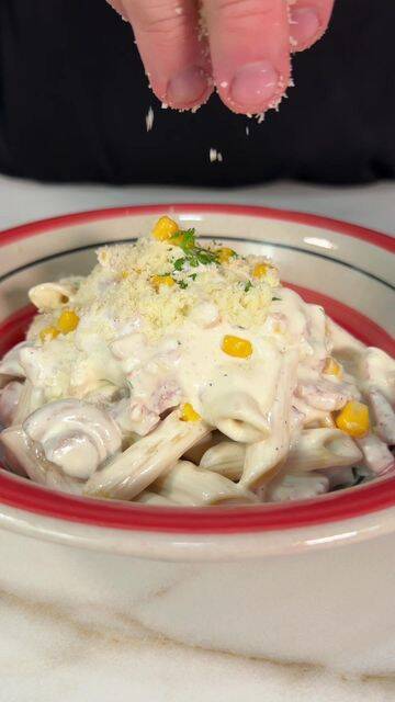Foto de la receta Pasta Alfredo al estilo venezolano