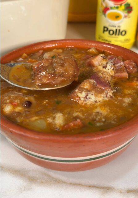 Foto de la receta Minestrone de lentejas fácil y rendidor