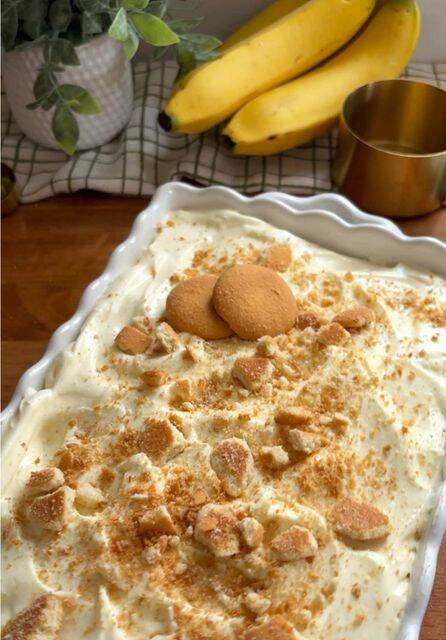 Foto de la receta Pudín de Plátano Estilo Magnolia: Delicia Fácil y Esponjosa