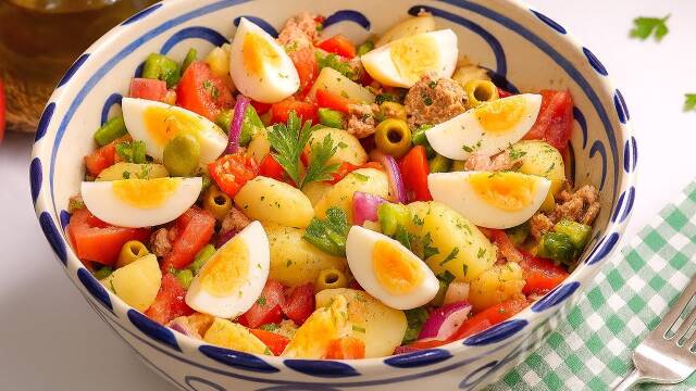 Foto de la receta La ensalada campera más fácil y deliciosa