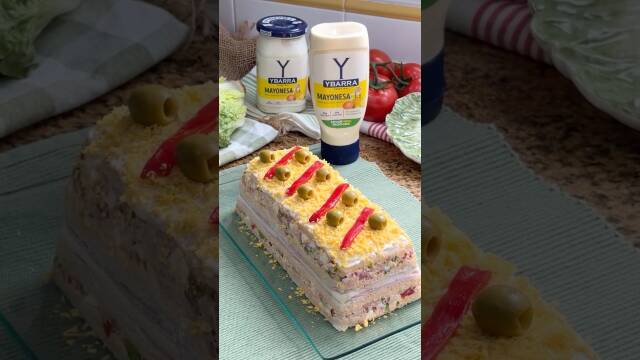 Foto de la receta Pastel frío de atún con pan de molde