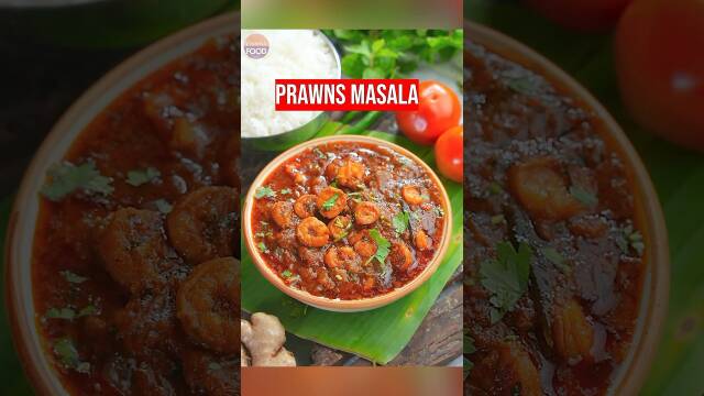 Foto de la receta Gambas al curry con hojas de curry y tomate