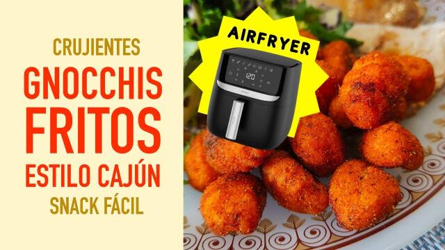 "Ñoquis Fritos al Estilo Cajún: Un Snack Crujiente y Delicioso" recipe thumbnail