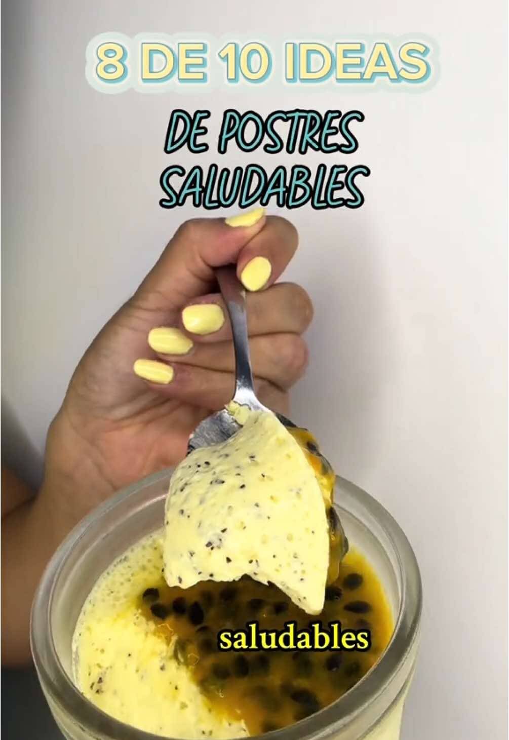 Foto de la receta Mousse de Maracuyá Saludable con Yogur Griego y Mermelada Casera