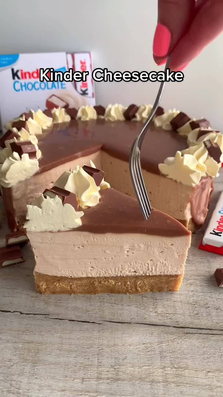 Foto de la receta Creamy Sweet Potato Kinder Cheesecake
