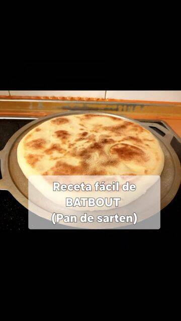 Batbout: Pan de Sartén Marroquí Fácil y Delicioso recipe thumbnail