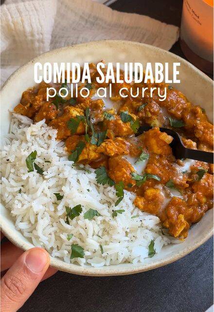Foto de la receta Pollo al Curry Cremoso con Leche de Coco y Yogur Griego