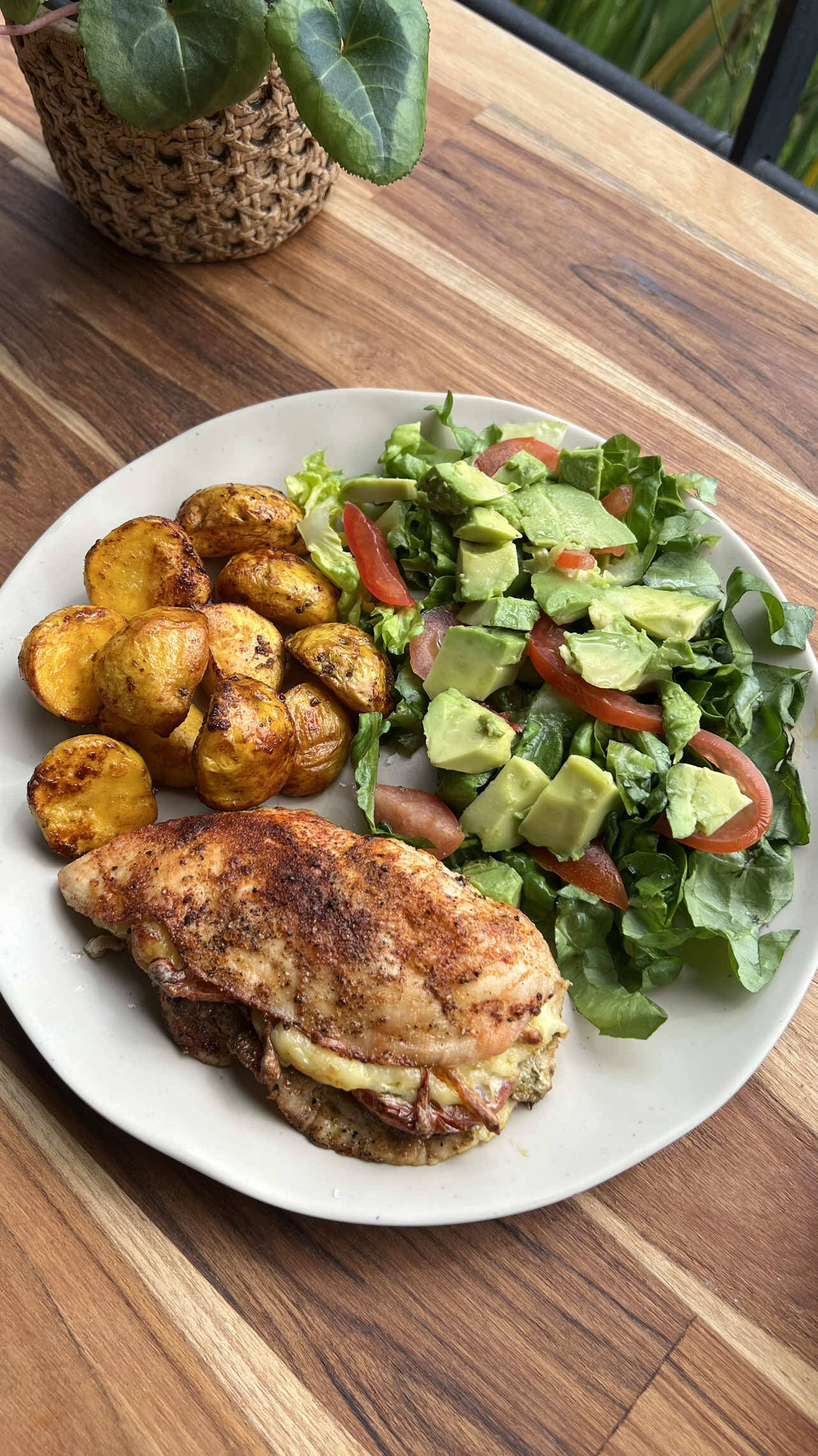 Foto de la receta Pollo Capresa al Horno: Almuerzo Saludable y Delicioso para Perder Grasa