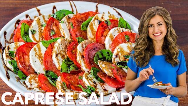 Ultimate Caprese Salad with Homemade Balsamic Glaze – Easy & Impressive Party Recipe recipe thumbnail