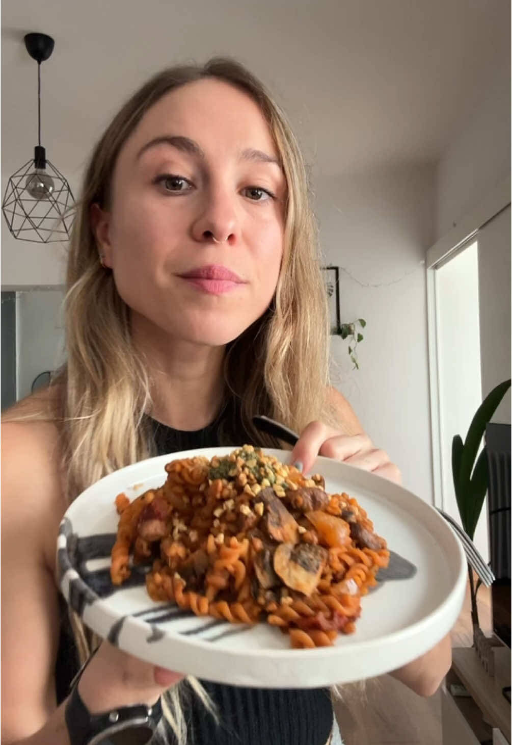 Foto de la receta Boloñesa Vegana de Pasta y Lentejas Rojas: Alta en Proteína y Económica