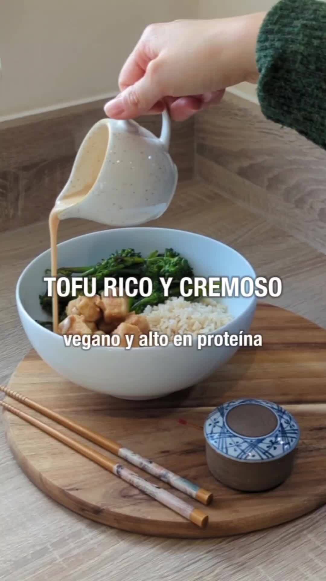 Foto de la receta Tofu en Salsa de Cacahuete: Receta Vegana Alta en Proteínas y Saludable