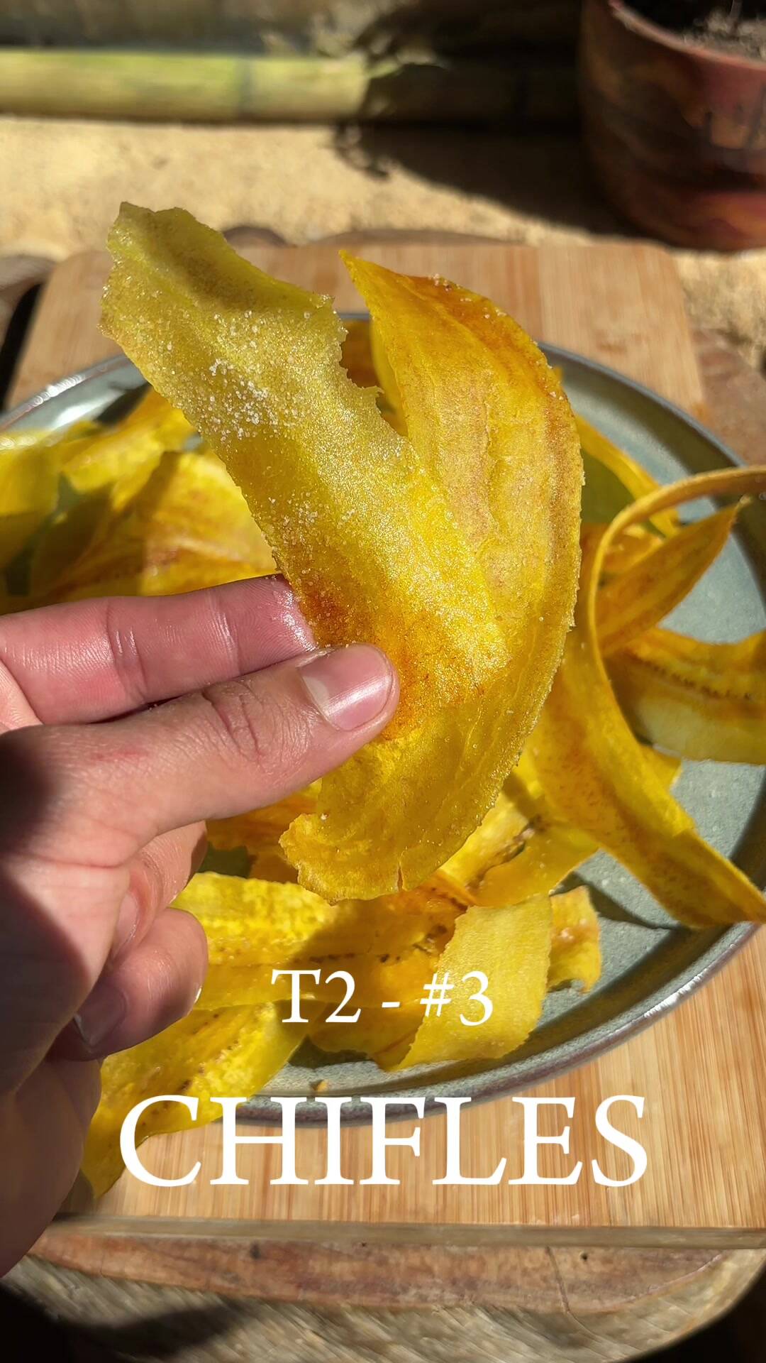 Foto de la receta 20 formas de hacer plátano: Chifles crujientes paso a paso