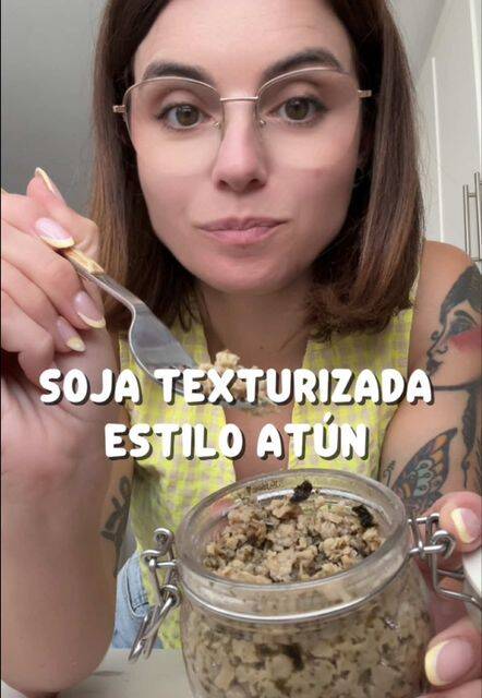 Soja Texturizada Estilo Atún Vegano: Receta Fácil, Versátil y Saludable recipe thumbnail