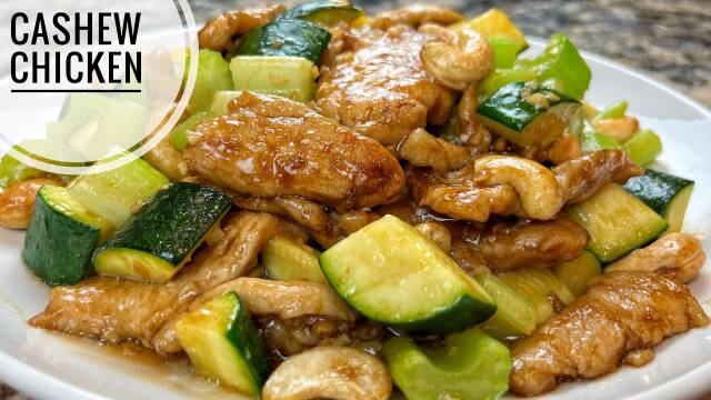 Easy and Healthy Cashew Chicken Stir-Fry Recipe recipe thumbnail