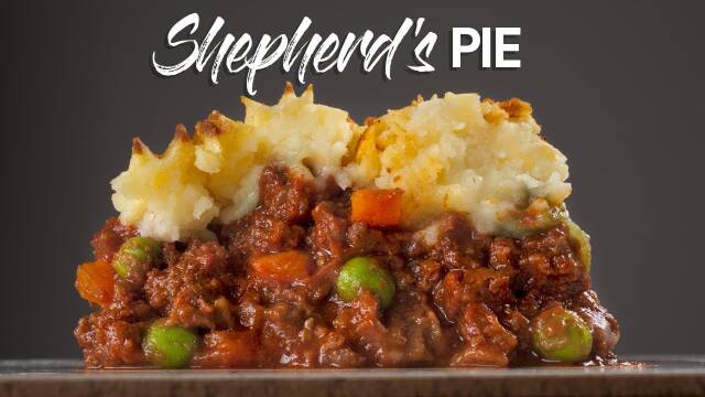 Classic Lamb Shepherd's Pie with Creamy Parmesan Mashed Potatoes recipe thumbnail